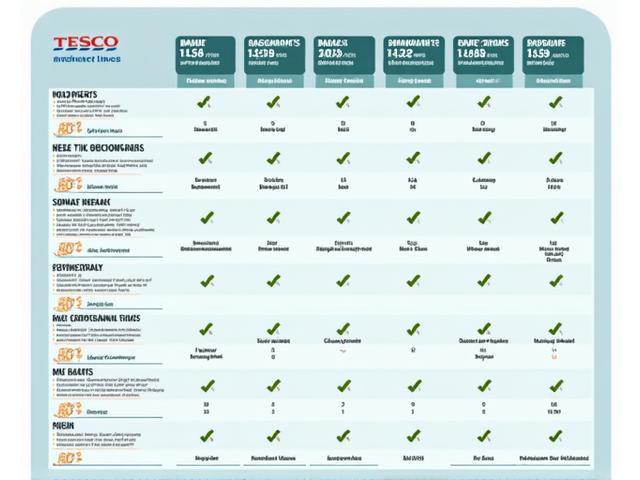 Illustration of a compliance matrix showing various retailers and their traceability requirements